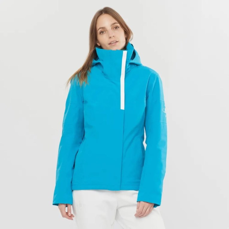 Turquoise Salomon Speed Women\'s Insulated Jackets | IE CG1903